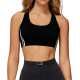 Reversible High Support Fitness Top - Seamless Lightweight Tank Sleeve Bra for Yoga & Running